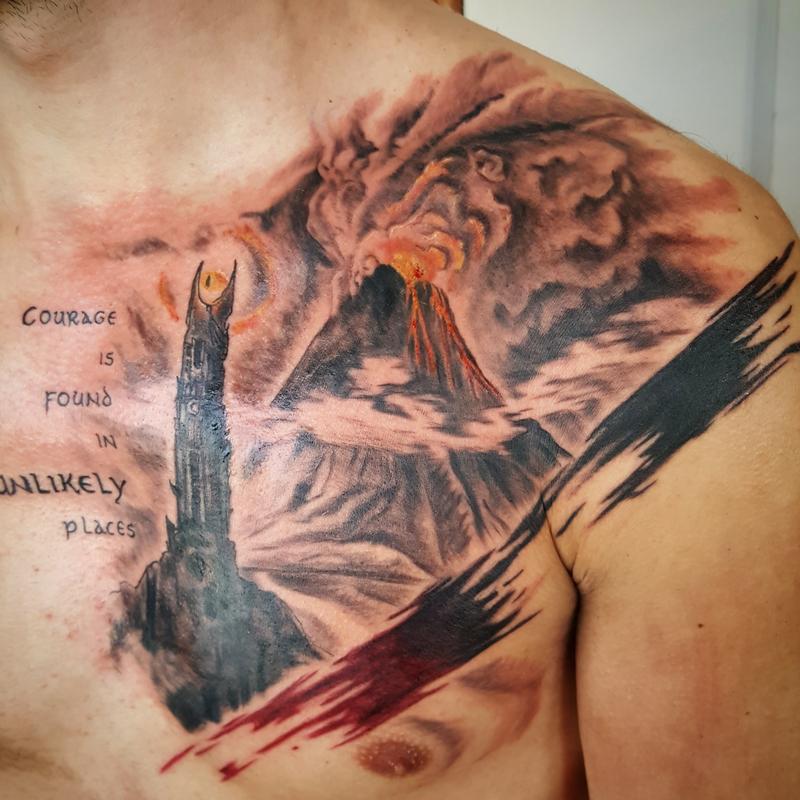 Mordor Tattoo by Chloe DeBoo: TattooNOW